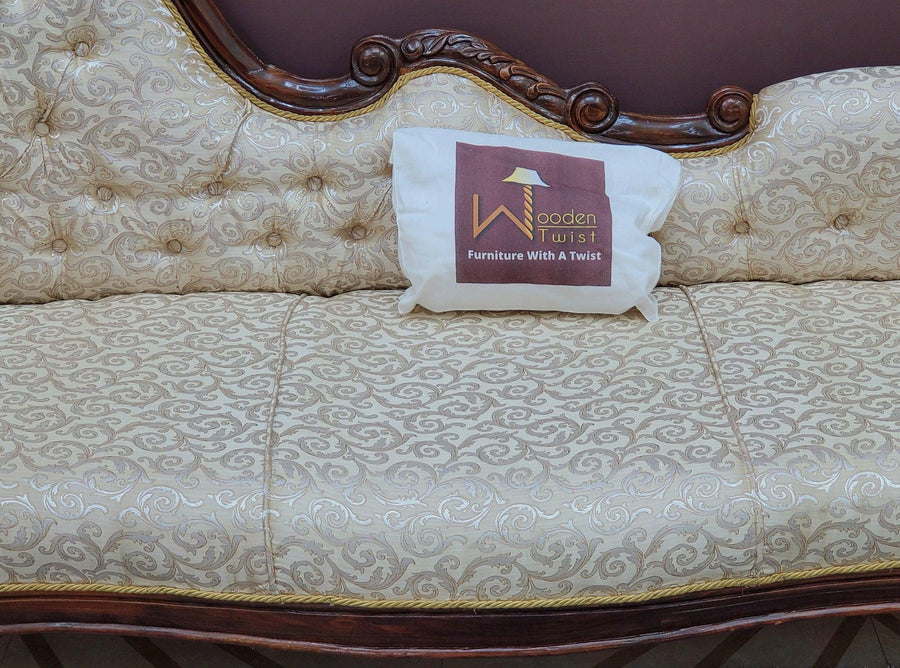 Warm Teak Tones, Upholstery Your Way