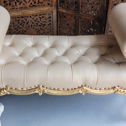 Montérno Sheesham Wood 2 Seater Bench Couch - WoodenTwist