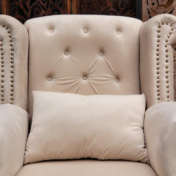 Majestic Wing Chair for Living Room/Home/Offices - WoodenTwist