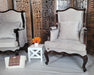 Wooden Twist Grandpa Armrest Sheesham Wood Chair ( Set of 2 ) - WoodenTwist