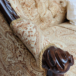 Céleste Wooden Couch for Home & Office Chaise Lounge Settee - WoodenTwist