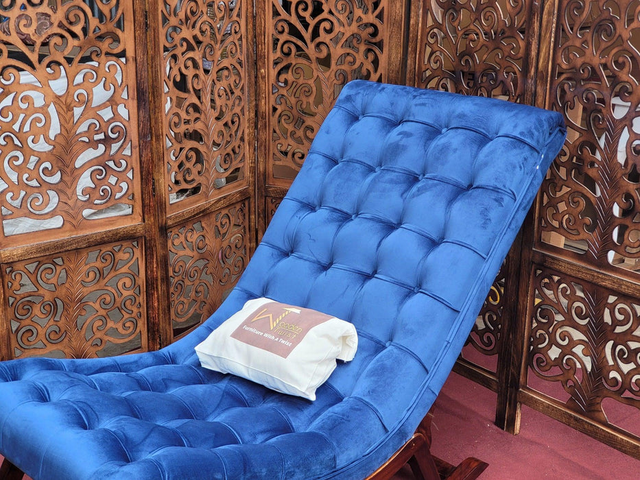 Luxurious Large Rocking Chair in Premium Sheesham Wood