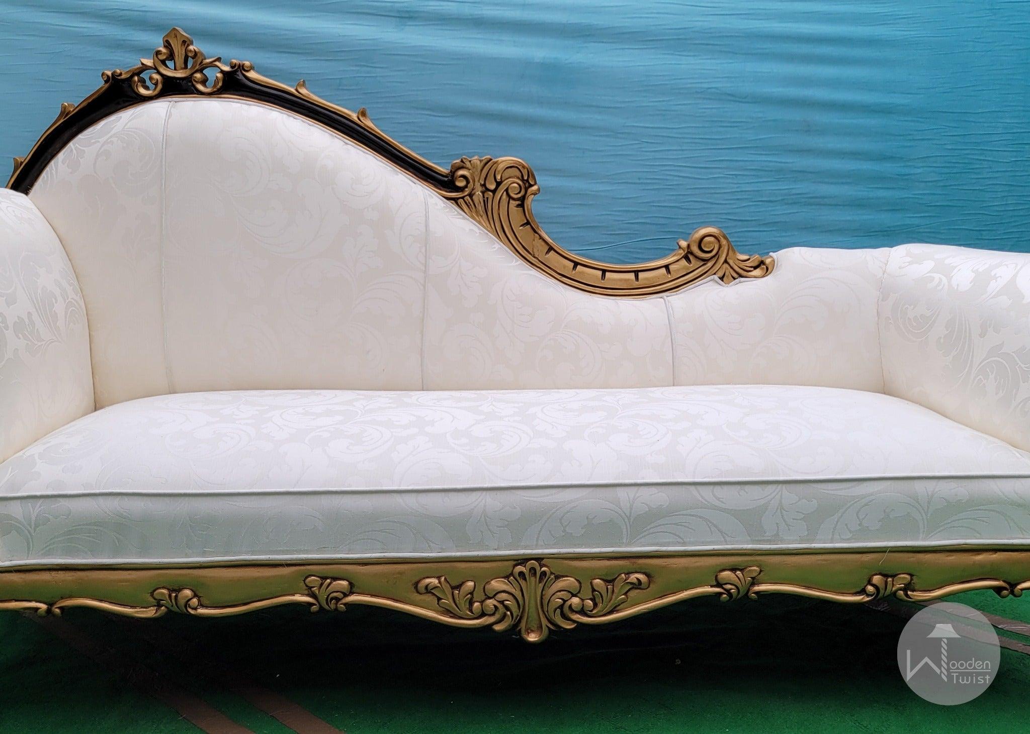 Teak Wood  Chaise Lounge