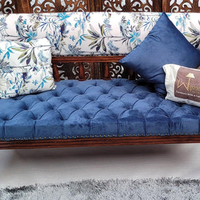Wooden Bench for Living Room Comfort for Backrest (Teak Wood) - WoodenTwist