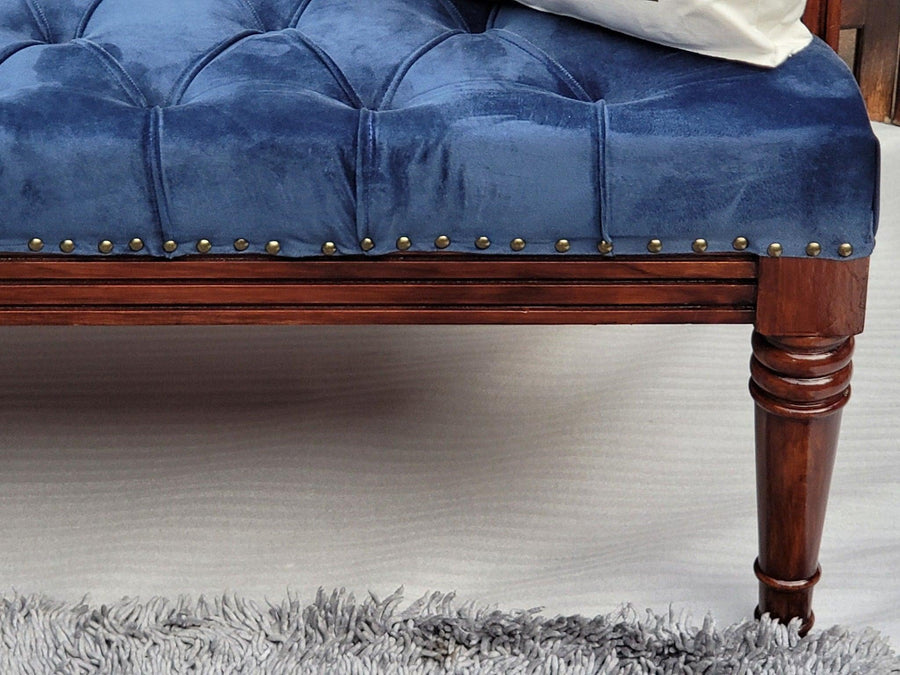 Blue Upholstery Finish