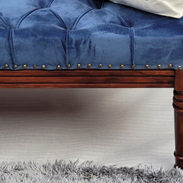 Wooden Bench for Living Room Comfort for Backrest (Teak Wood) - WoodenTwist