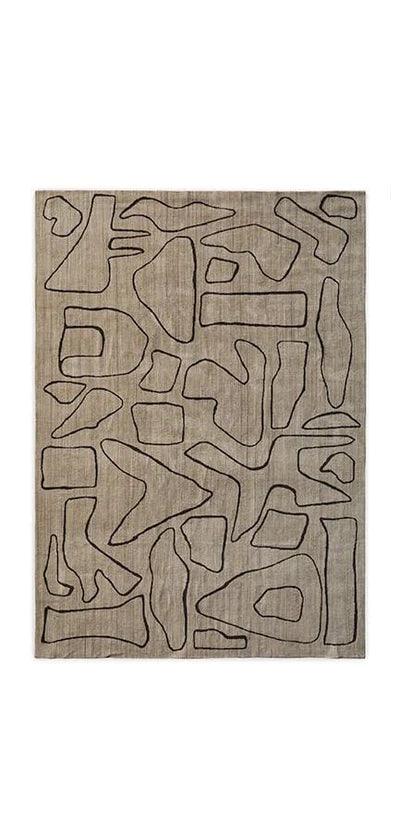 M Beige Hand-Knotted Wool Rug Runner for Bedroom/Living Area/Home with Anti Slip Backing - WoodenTwist
