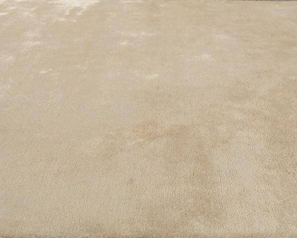 Abstract Rug - Light Gold Runner for Bedroom/Living Area/Home with Anti Slip Backing - WoodenTwist