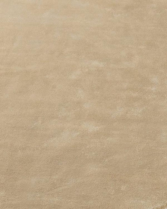 Abstract Rug - Light Gold Runner for Bedroom/Living Area/Home with Anti Slip Backing - WoodenTwist