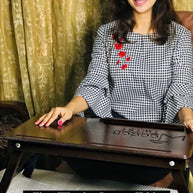 Wooden High Quality Laptop Table Foldable Laptop Table - WoodenTwist