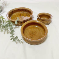 wooden bowls set of 3
