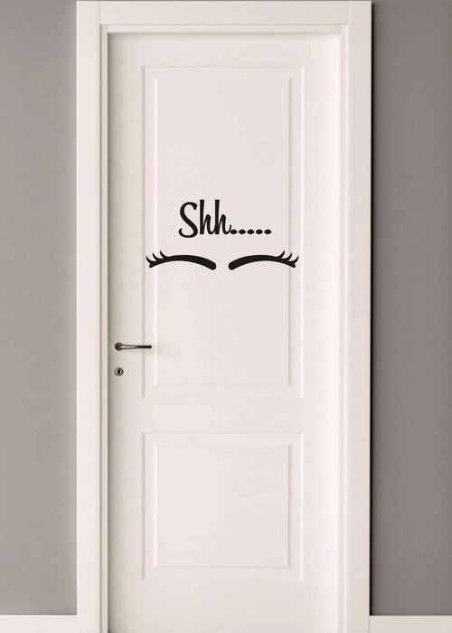 Shh… Wall Sticker Door, Window - WoodenTwist