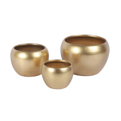 Metal Apple Planter (Set of 3) - WoodenTwist