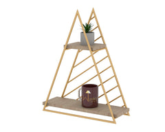 solid wood wall shelf