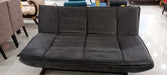 Wooden 3 Seater Sofa Cum Bed (Dark Grey) - WoodenTwist