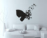 Beautiful Black Butterfly Wall Sticker - WoodenTwist