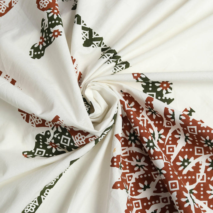Rajasthani Jaipuri Fabulous Cotton Block Print bed sheets - WoodenTwist