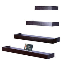 Wooden Rectangular Floating Wall Shelves set of 4 - WoodenTwist