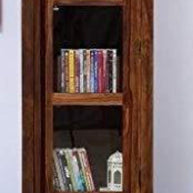 Handmade Book Case in Provincial Finishing Included Drawers (Teak Wood) - WoodenTwist