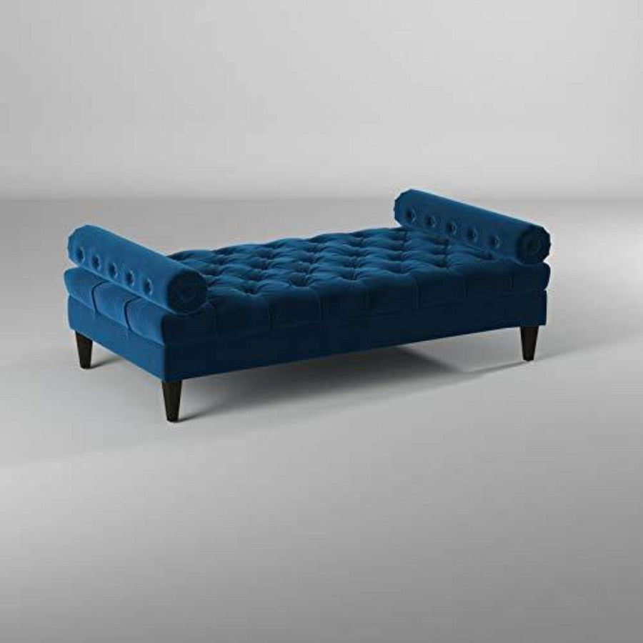 Rich Blue Velvet Upholstery