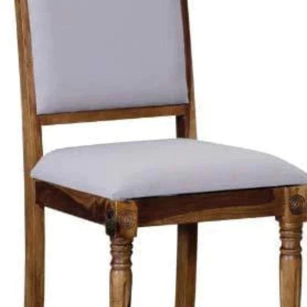 Hand Carved Compact Design 6 Seater Dining Set with 1 Bench - WoodenTwist