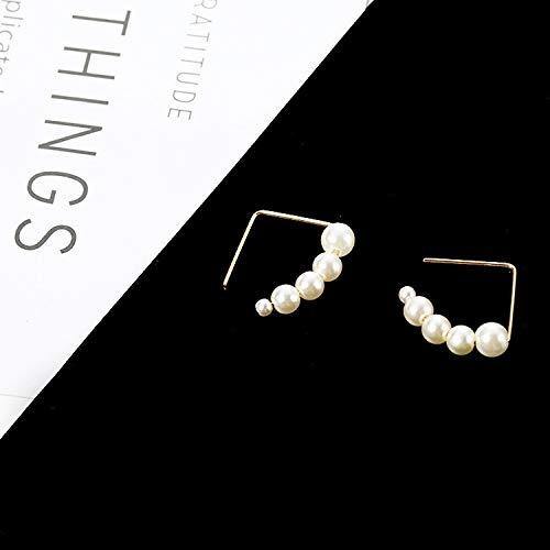 Pearl Earrings for Women and Girls (Golden) - WoodenTwist