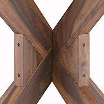 Round Dining Table with Seater 4 Chair And One Table (Teak Wood) - WoodenTwist