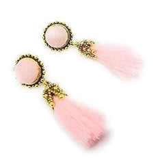 fringed drop earrings