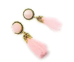 fringed drop earrings