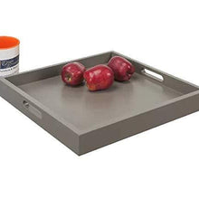 MDF wood serving tray in Red colour