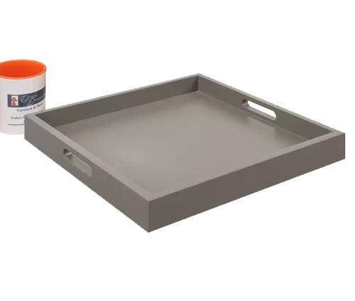 MDF wood serving tray in Yellow colour