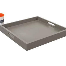 MDF wood serving tray in Yellow colour