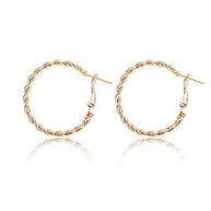 hollow circle earrings