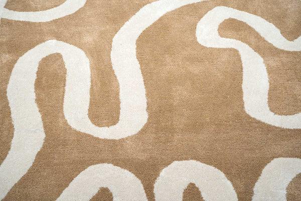 Congrand Wool Rug Runner for Bedroom/Living Area/Home with Anti Slip Backing - WoodenTwist