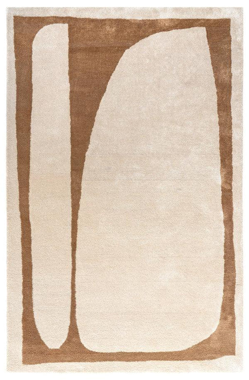 Outline Wool Rug Runner for Bedroom/Living Area/Home with Anti Slip Backing - WoodenTwist