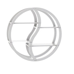 Trenton Round Floating Wall Shelf For Living Room - WoodenTwist