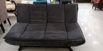 Wooden 3 Seater Sofa Cum Bed (Dark Grey) - WoodenTwist