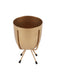 Gold Metal Planter with Stand (Set of 2) - WoodenTwist
