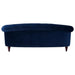 Chesterfield Graceful Velvet 3 Seater Rolled Arm Sofa (Walnut Legs) - WoodenTwist