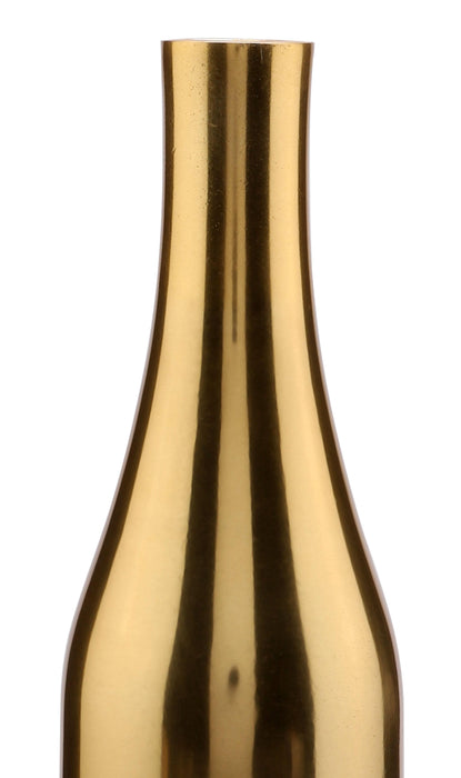 Black and Gold Champagne small Bottle Vase - WoodenTwist
