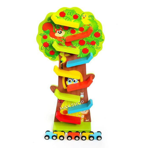 Squirrel Taxiway Kids Educational Toy Car Taxi Wooden Toy - WoodenTwist
