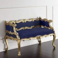 Wooden Twist Engrave 2 Seater Bench