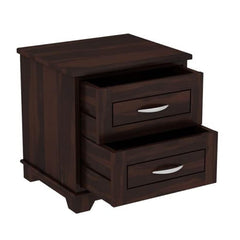 Sheesham Wood Bedside For Living Room In (Walnut Finish) - WoodenTwist