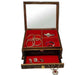 wooden antique jewellery box