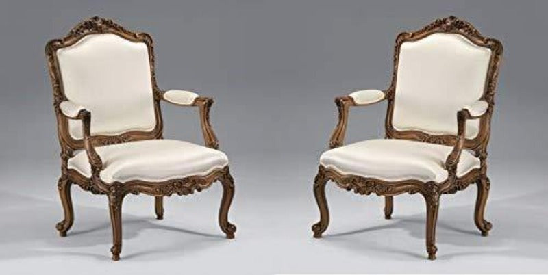 Lujo Arm Chair Carved From Teak Wood (Set of 2)