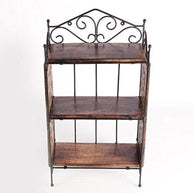 Wooden Home Decor 3 Shelf Rack Kitchen Rack - WoodenTwist