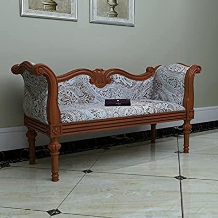 Handicraft Wooden Settee Living Room Couch Sofa (2 Seater) - WoodenTwist