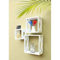 Elegant Floating Wall Shelf ( Set of 3) - WoodenTwist