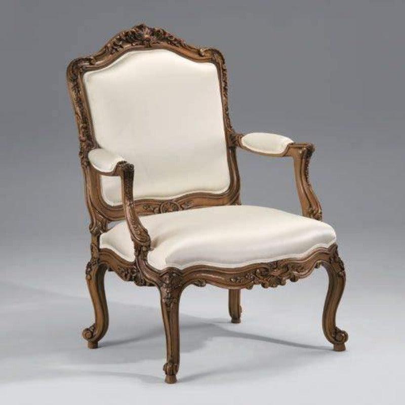 Pure Teak Wood Armrest Chair
