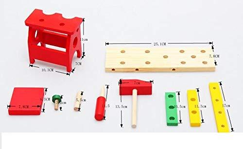 Wooden Assembling Car Puzzle with Hammer, Screw Driver, Wooden and Ball Toy Mechanic Set - WoodenTwist